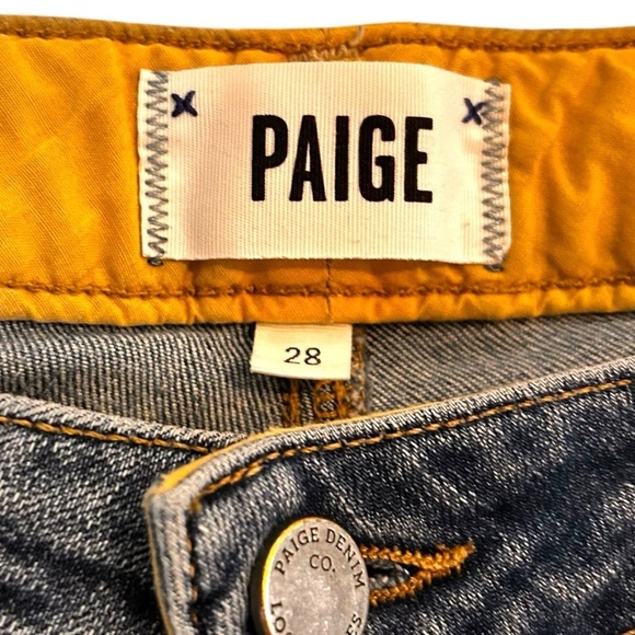 PAIGE Jimmy Jimmy Skinny Jeans- Mid Rise Slim Leg Jeans- Size 28 - Picture 8 of 12